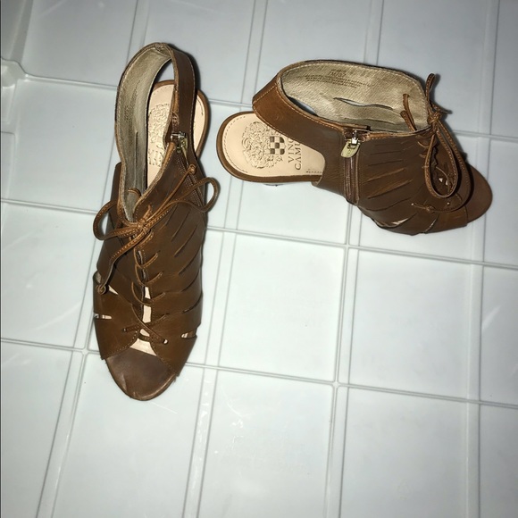 Vince Camuto Open-Toe Heels - Picture 2 of 4